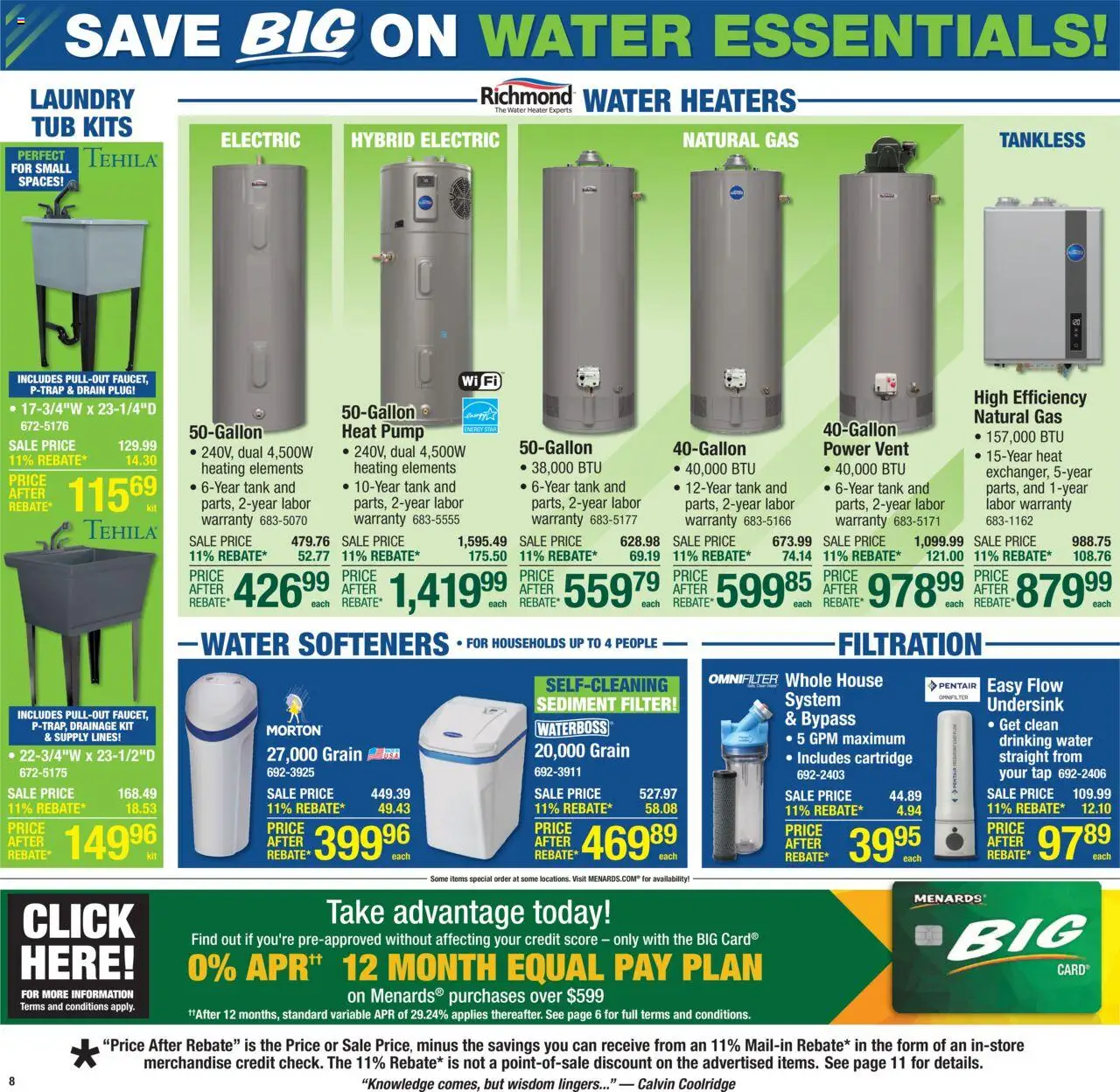 Menards Weekly Ad - page 10- valid from 07/17/2025