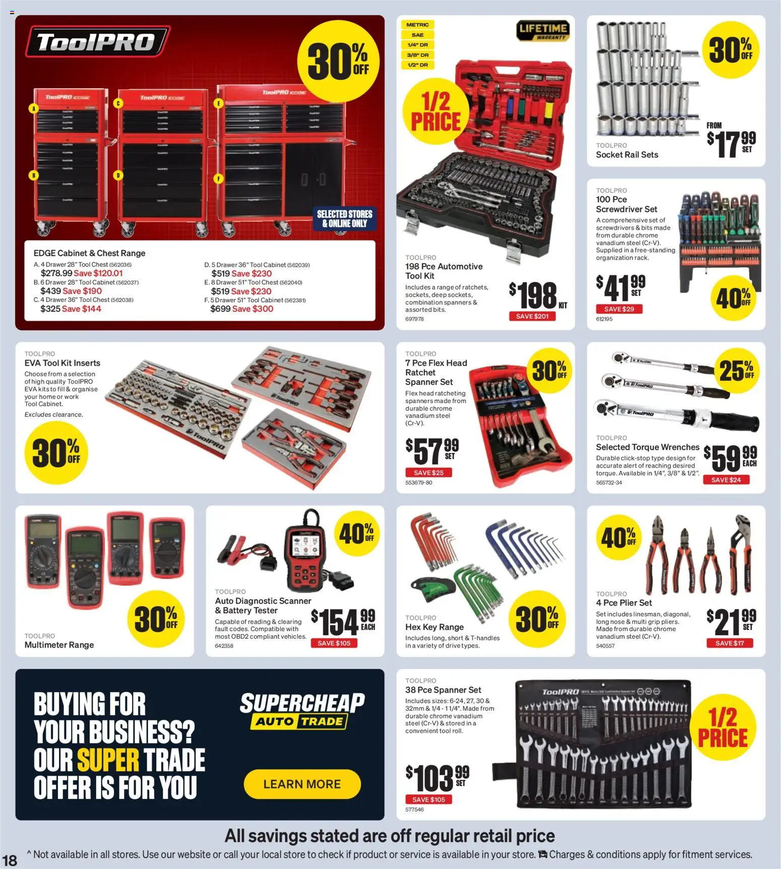 Supercheap Auto Black Friday - page 18- valid from 05/11/2025