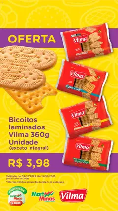 Pré-visualização Mart Minas - Ofertas Especial do Biscoito válida a partir de 09/10/2025