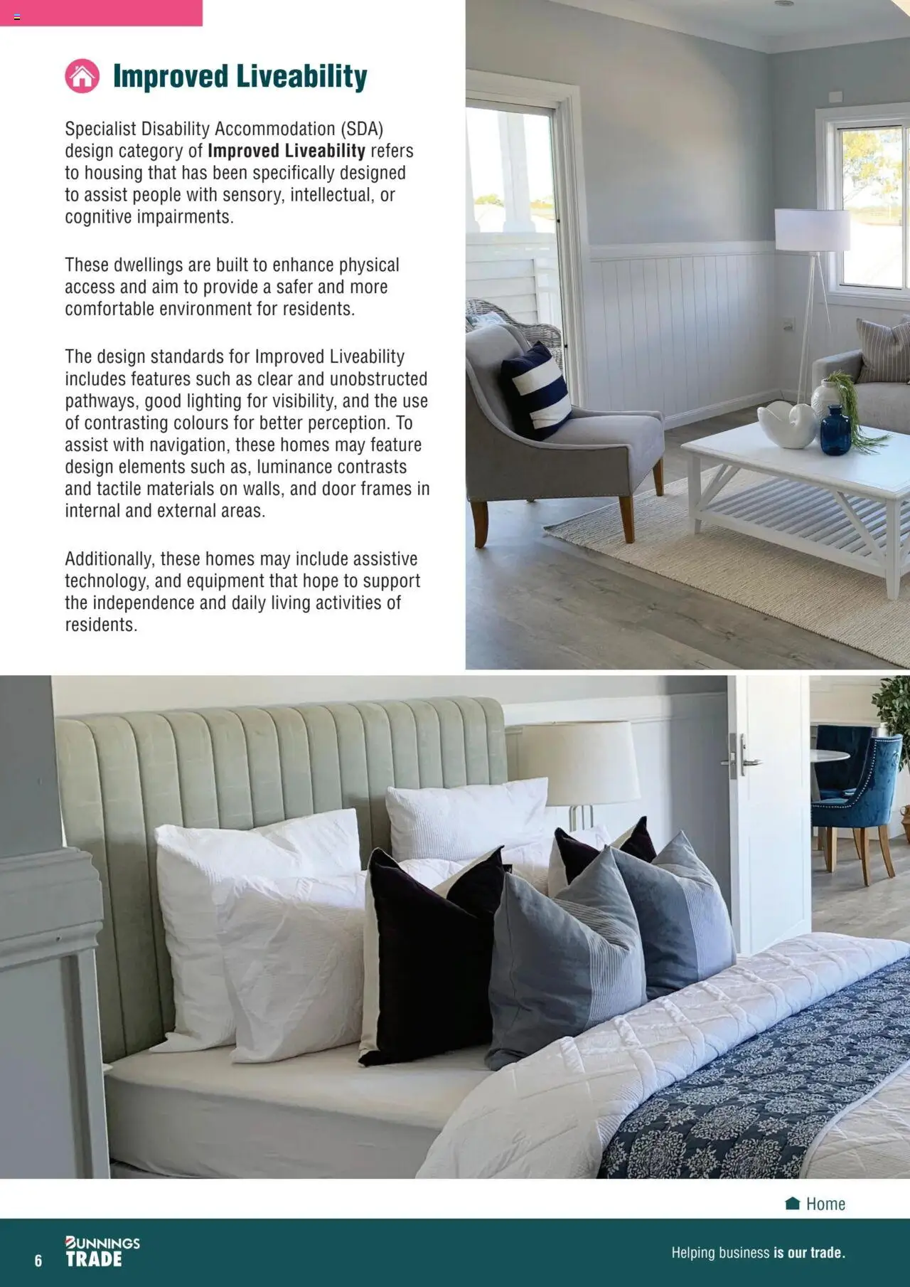 Bunnings Warehouse Assisted Living Brochure - page 6- valid from 28/10/2024