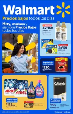 Walmart folleto Precios bajos todos los días válido desde 20/11/2025