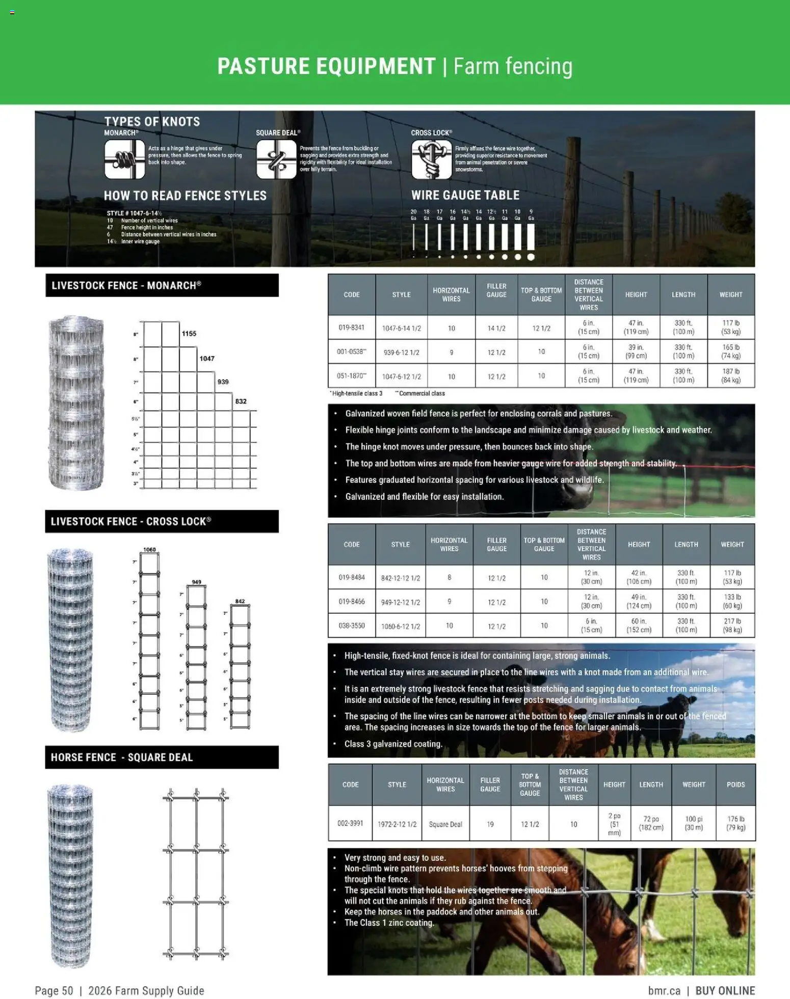 BMR - Agrizone - 2026 Farm Supply Guide - page 50- valid from Jan 9, 2026