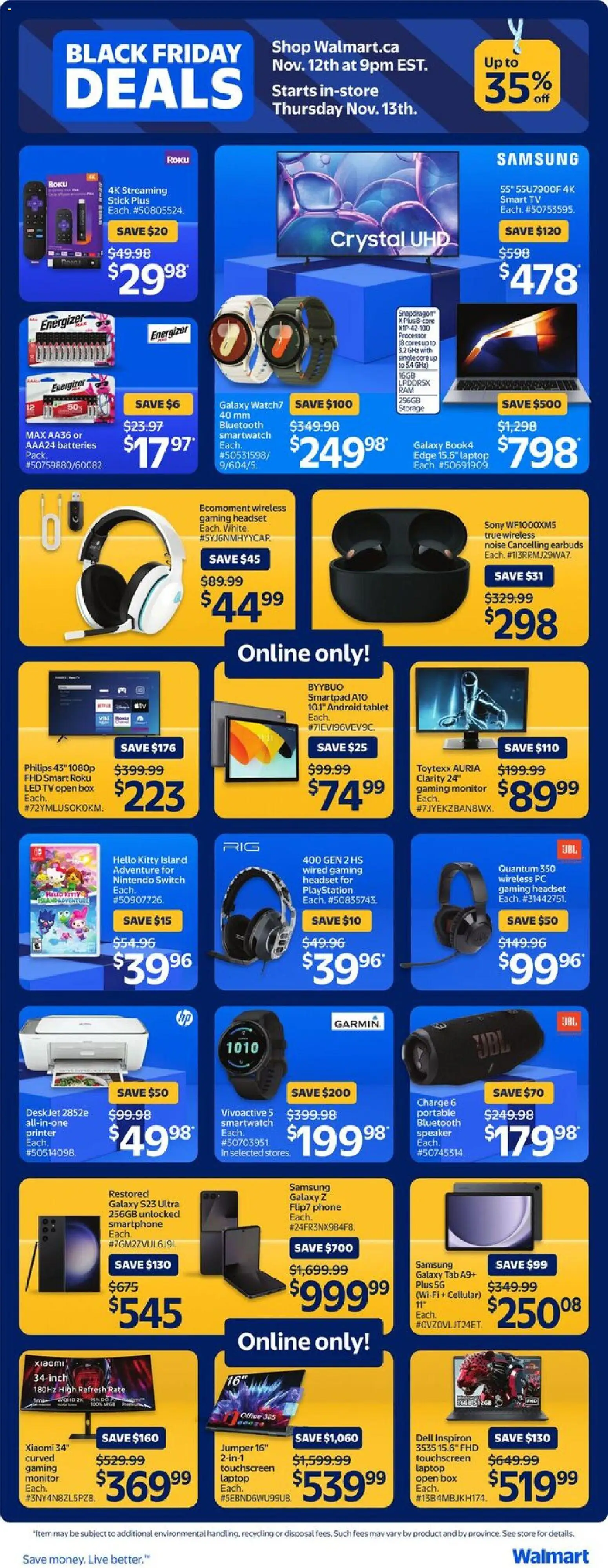 Walmart weekly flyer - page 20- valid from Nov 13, 2025
