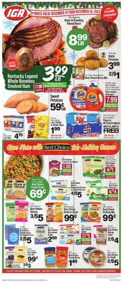 Preview IGA Weekly Ad valid from 12/10/2025
