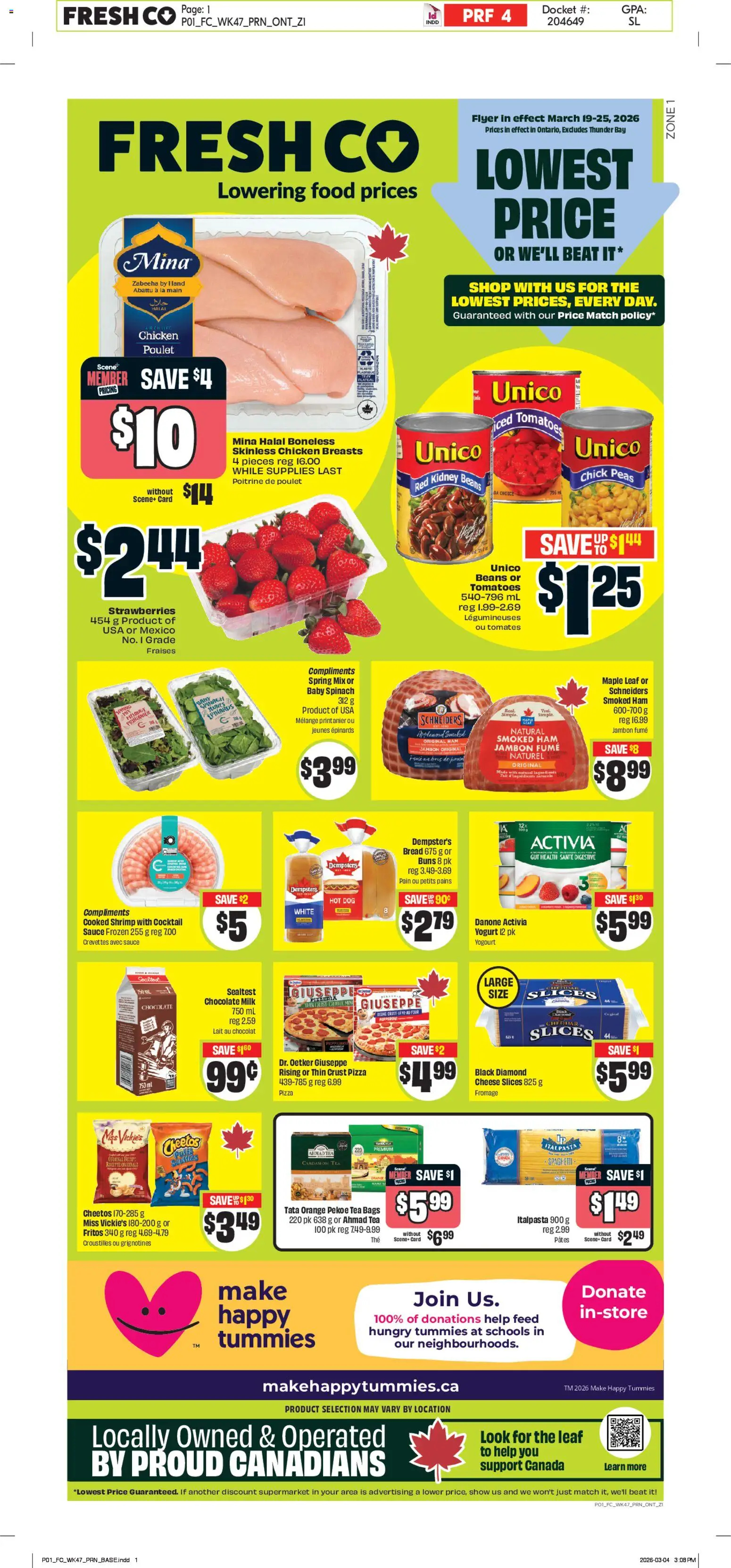 FreshCo weekly flyer / circulaire - page 1- valid from Mar 19, 2026