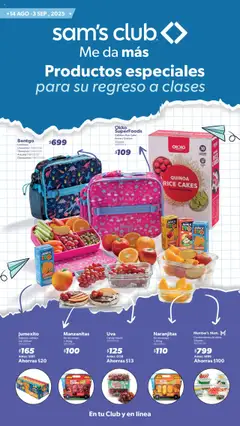 Sam's Club - Catálogo válido desde 14/08/2025