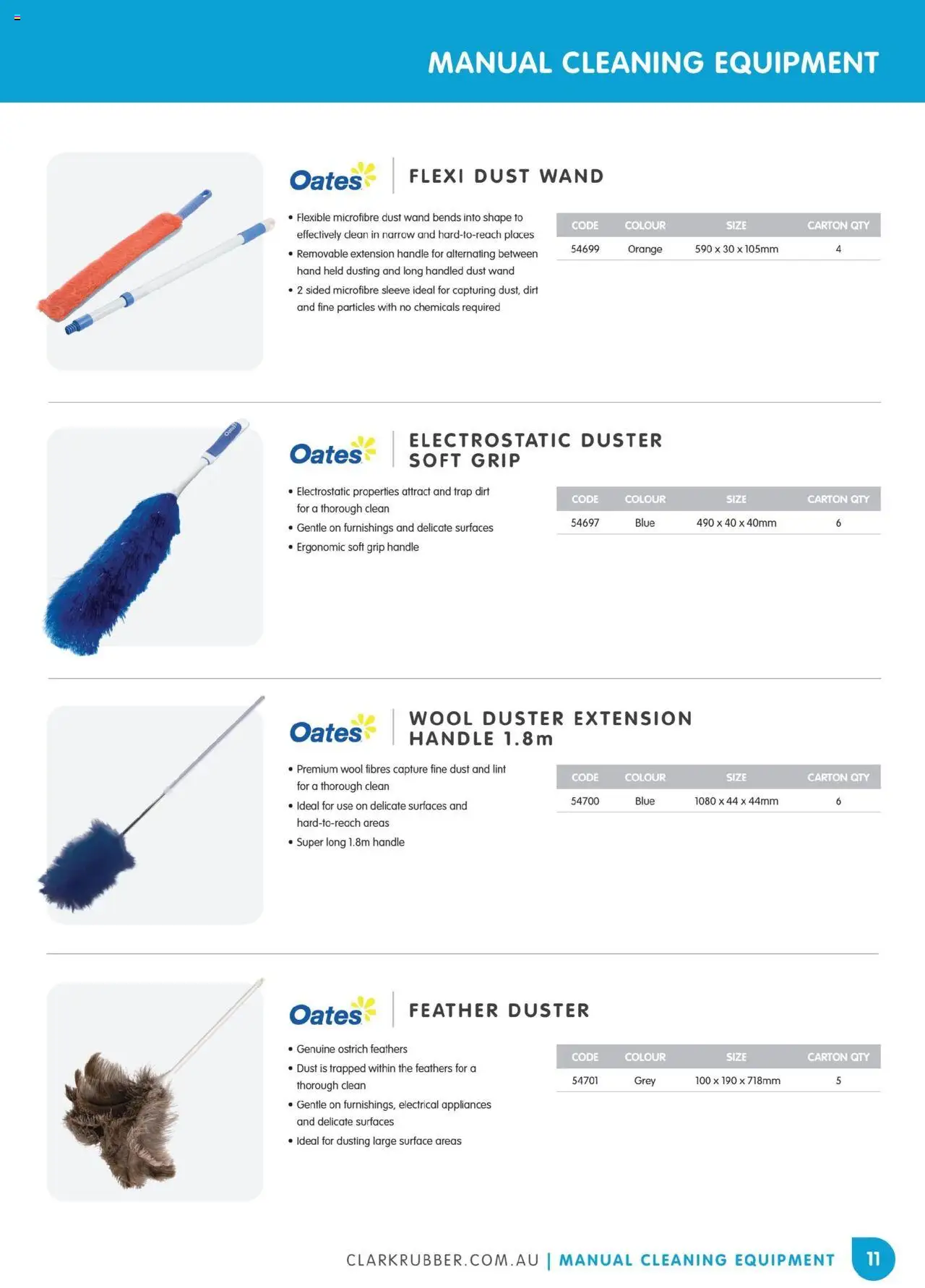 Clark Rubber Catalogue  - page 11- valid from 05/05/2025