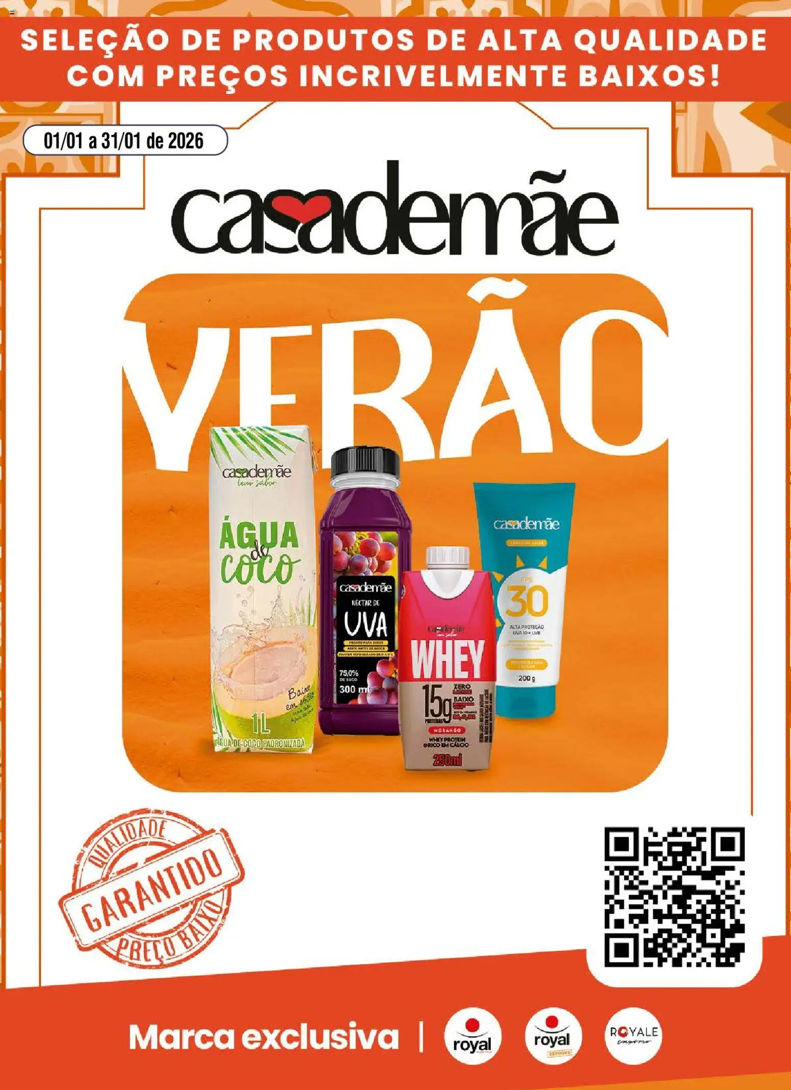 Royal Supermercados - Ofertas Casa de Mãe - página 1- válido a partir de 01/01/2026
