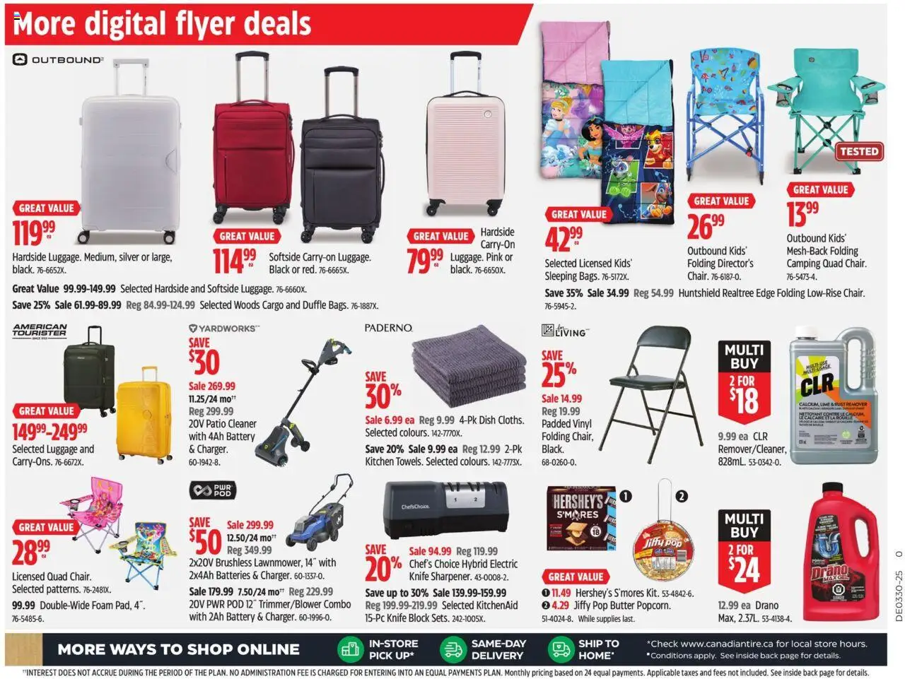 Canadian Tire weekly flyer / circulaire - page 24- valid from Jul 18, 2025