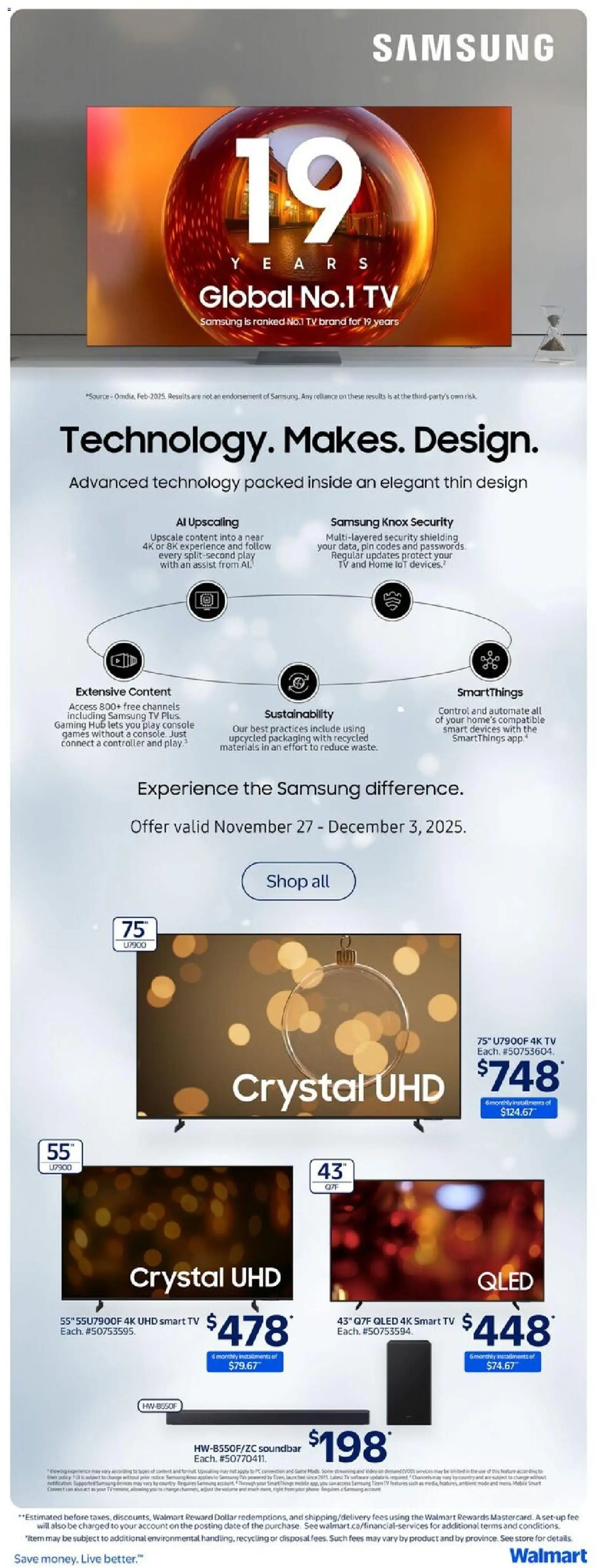 Walmart weekly flyer - page 26- valid from Nov 27, 2025