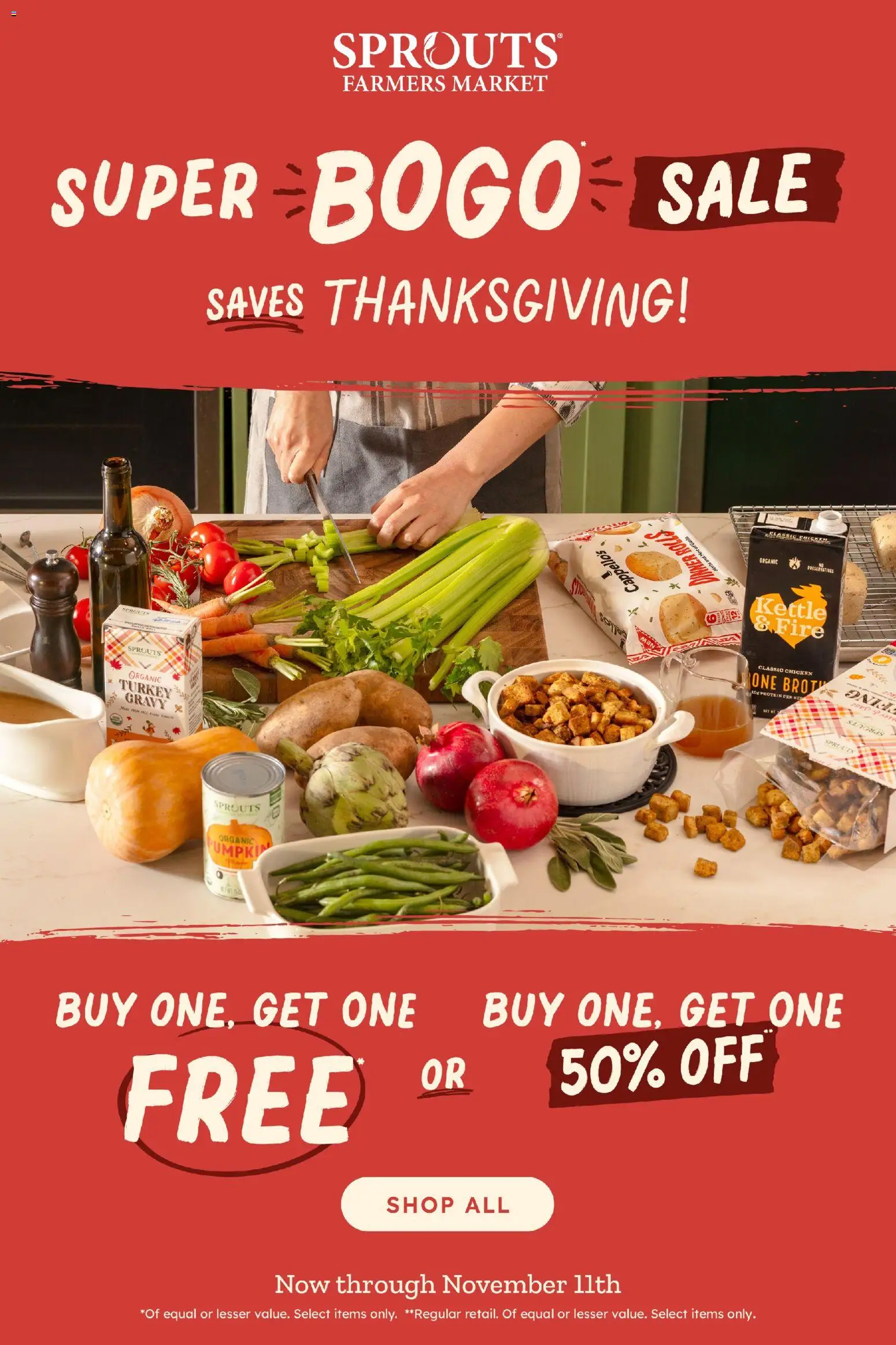 Sprouts Weekly Ad - page 1- valid from 11/05/2025