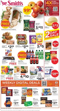 Preview Smith's Weekly Ad valid from 09/17/2025