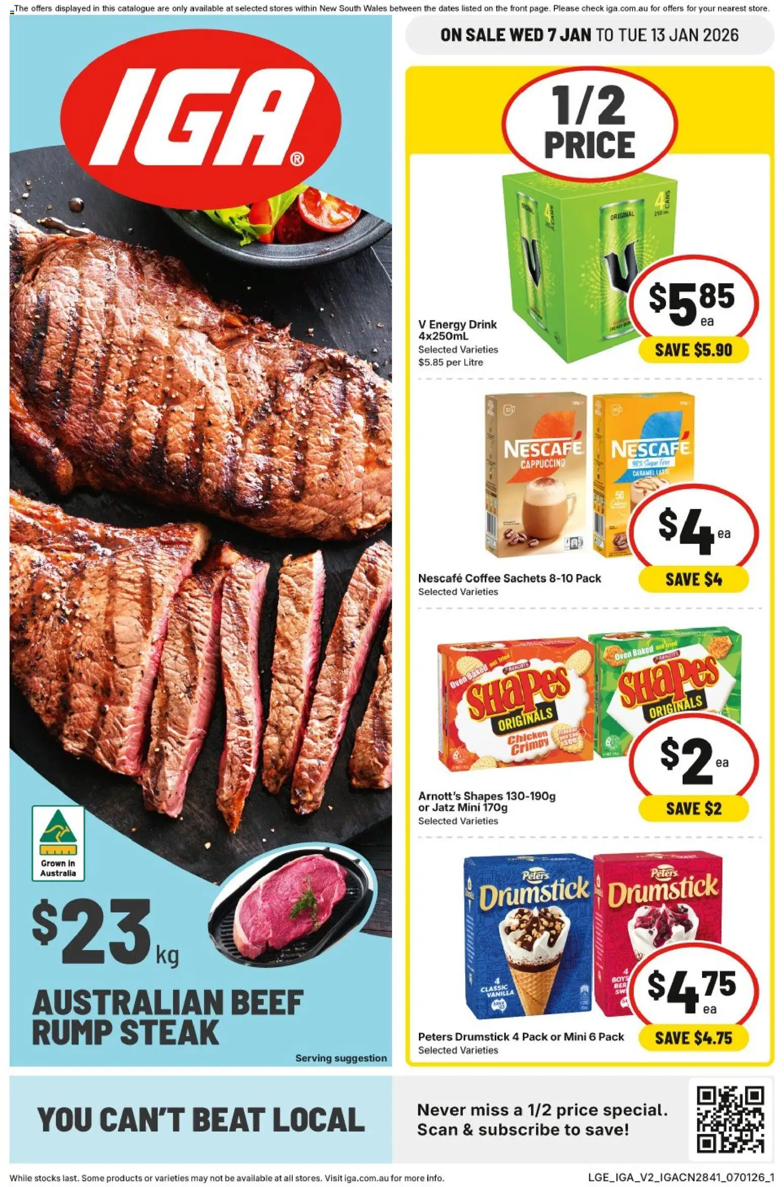 IGA Catalogue NSW - page 1- valid from 07/01/2026