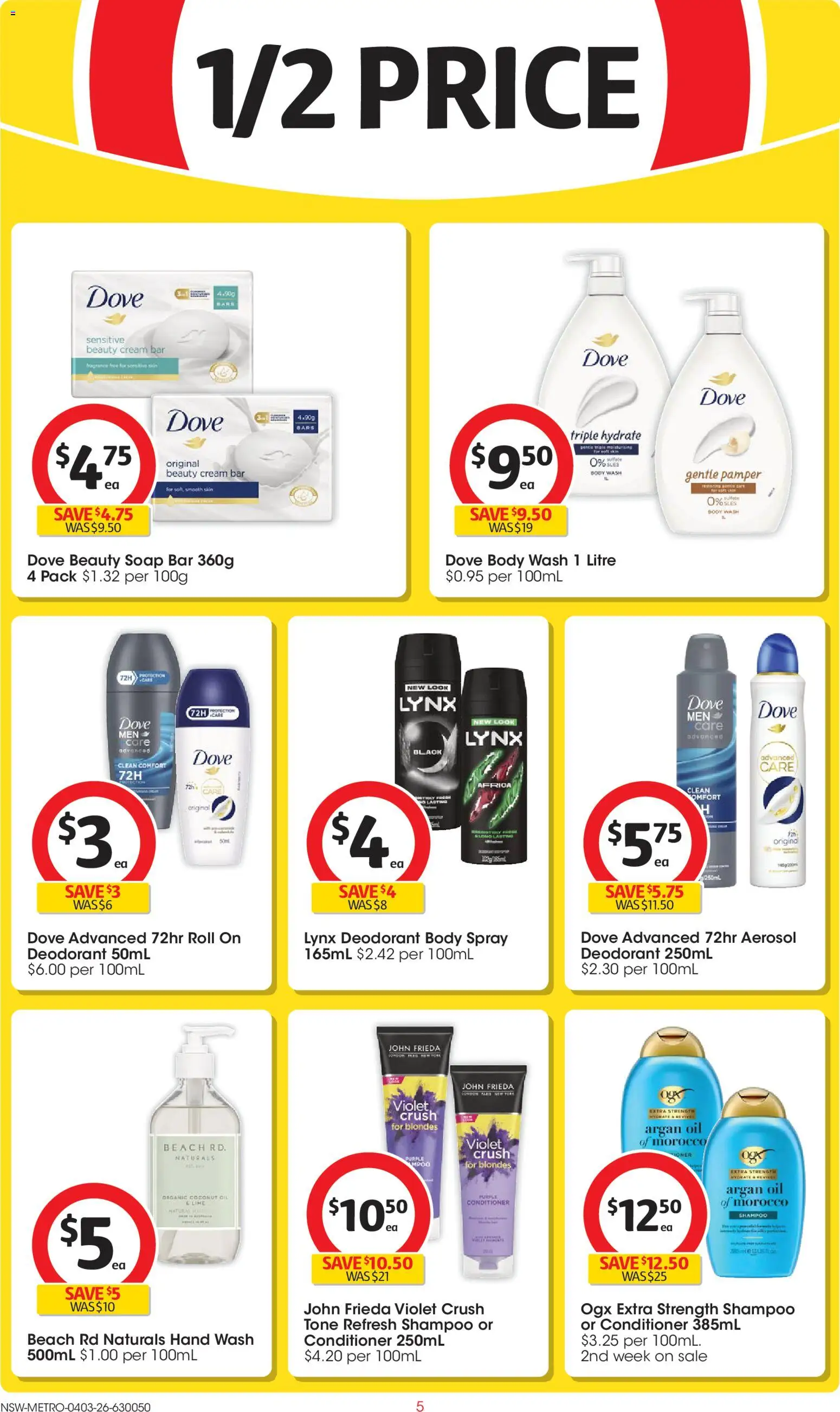 Coles catalogue  - page 5- valid from 04/03/2026
