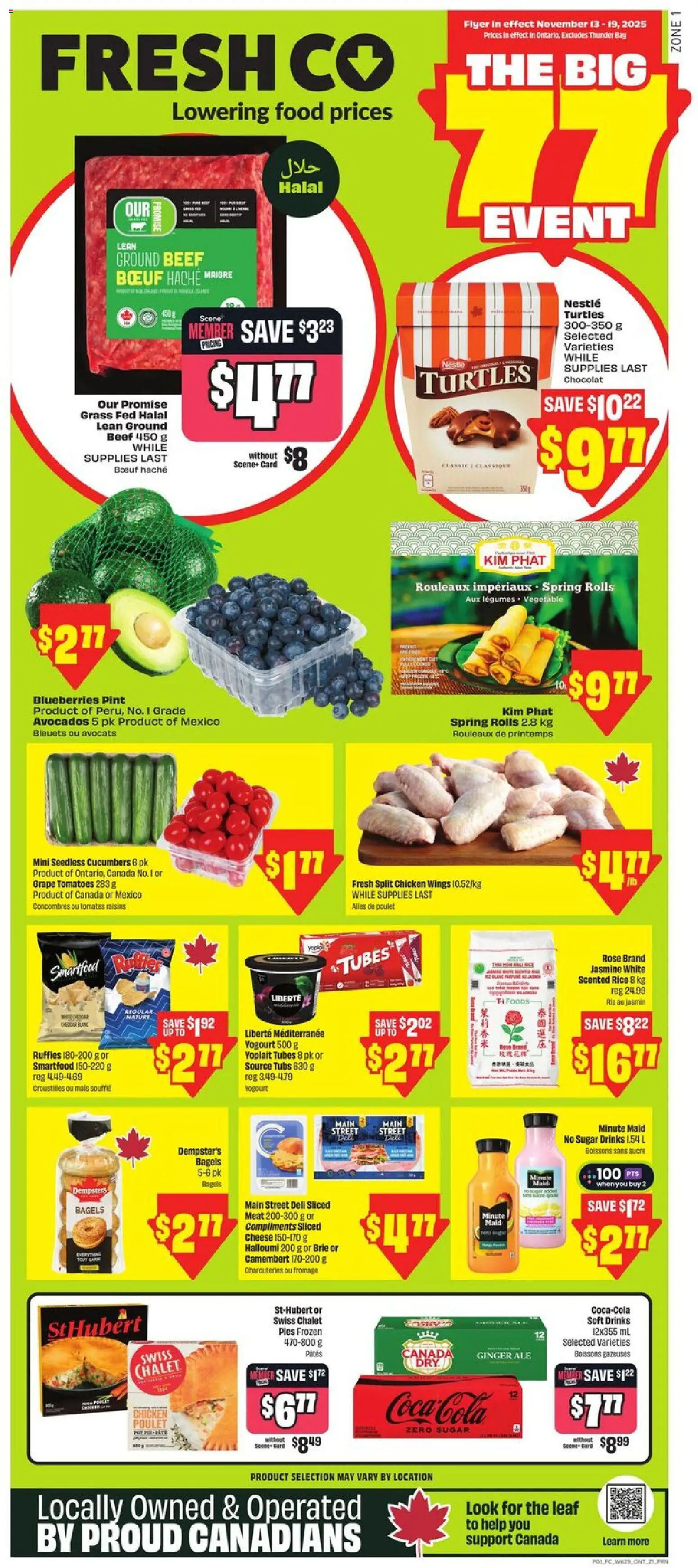 FreshCo weekly flyer / circulaire - page 1- valid from Nov 13, 2025
