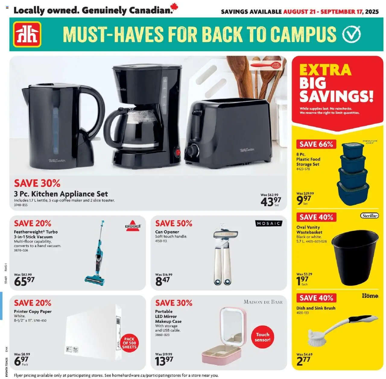 Home Hardware - Specials - page 1- valid from Aug 21, 2025