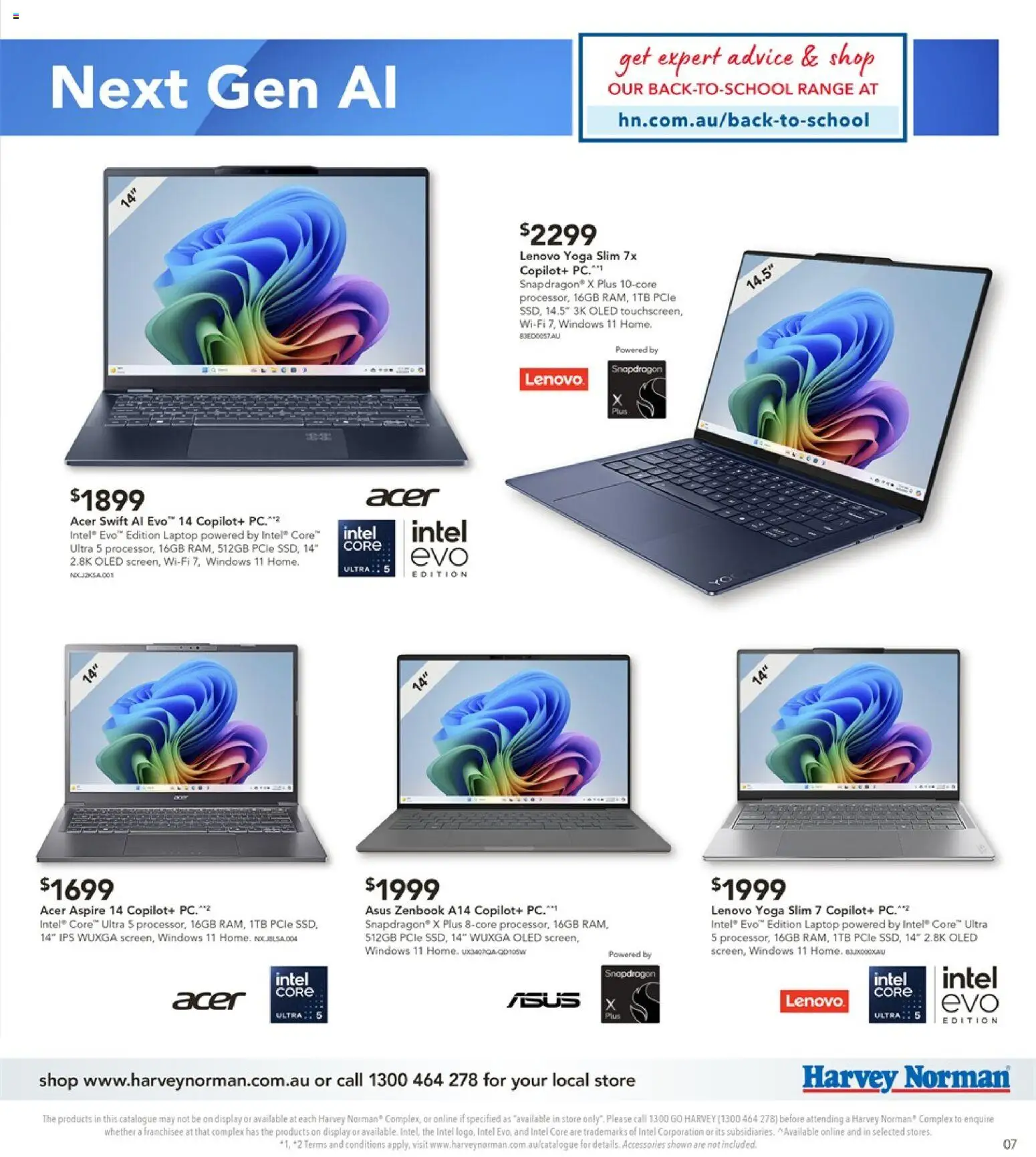 Harvey Norman  Catalogue  - page 7- valid from 14/01/2026