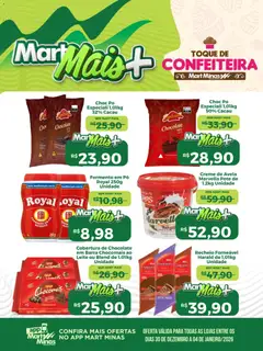 Pré-visualização Mart Minas - Ofertas de confeitaria válida a partir de 30/12/2025