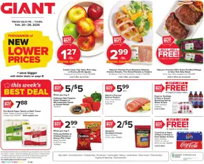 Preview Giant Weekly Ad valid from 02/20/2026