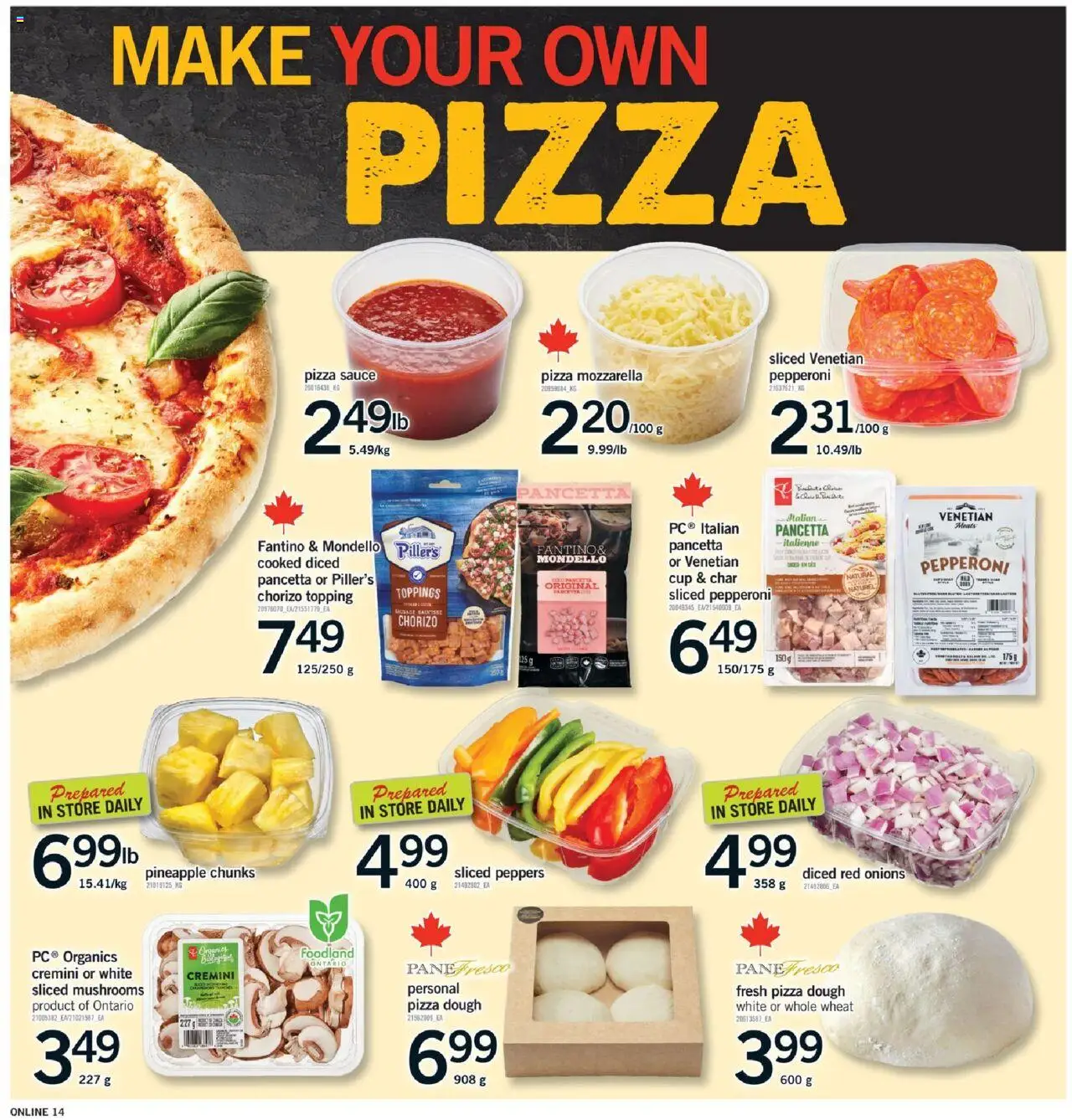 Fortinos weekly flyer / circulaire - page 14- valid from Jul 17, 2025