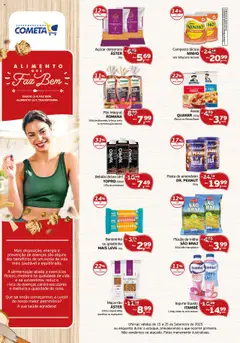 Pré-visualização Cometa Supermercados - Ofertas Alimento Que Faz Bem válida a partir de 15/09/2025