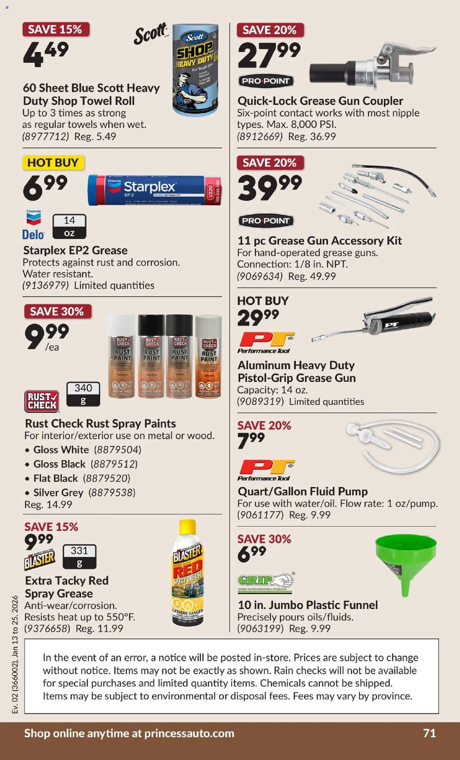 Princess Auto - 2 Week Sale! - page 77- valid from Jan 13, 2026