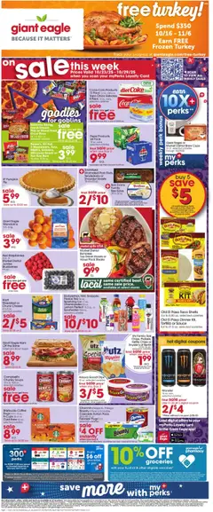 Preview Giant Eagle Weekly Ad valid from 10/23/2025