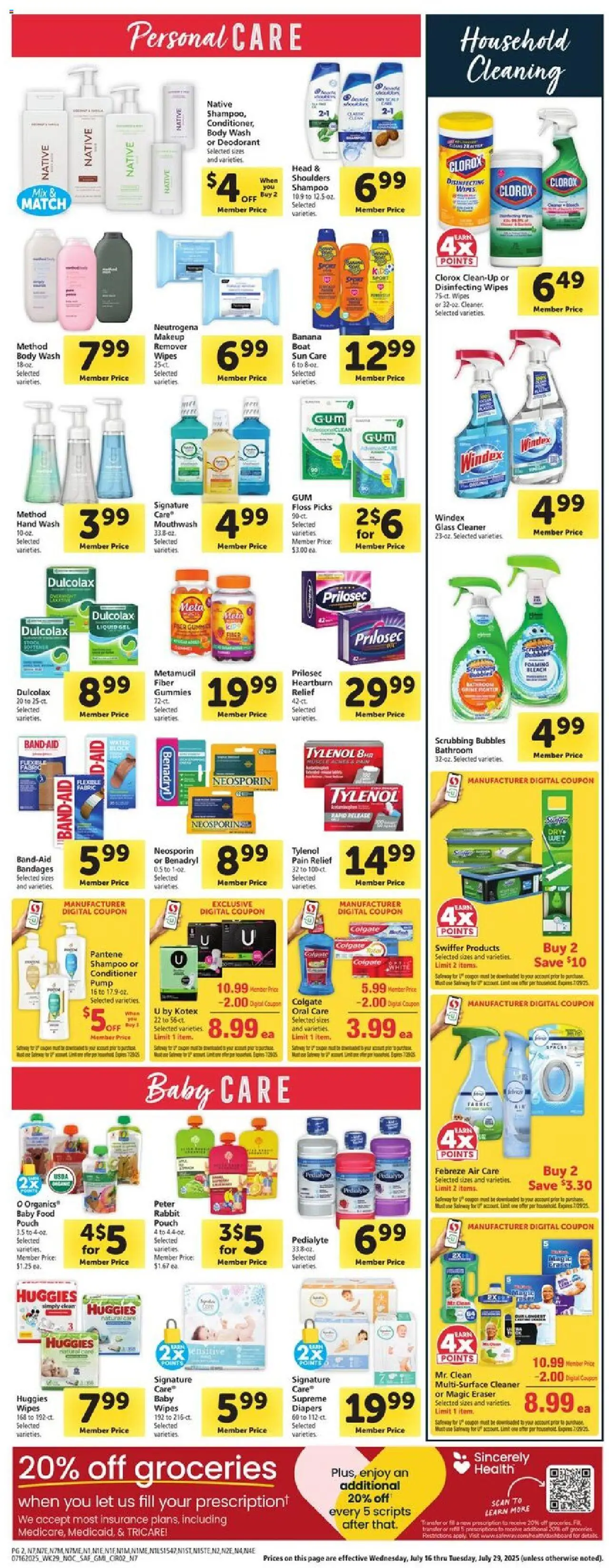 Safeway Weekly Ad - CA - page 10- valid from 07/16/2025