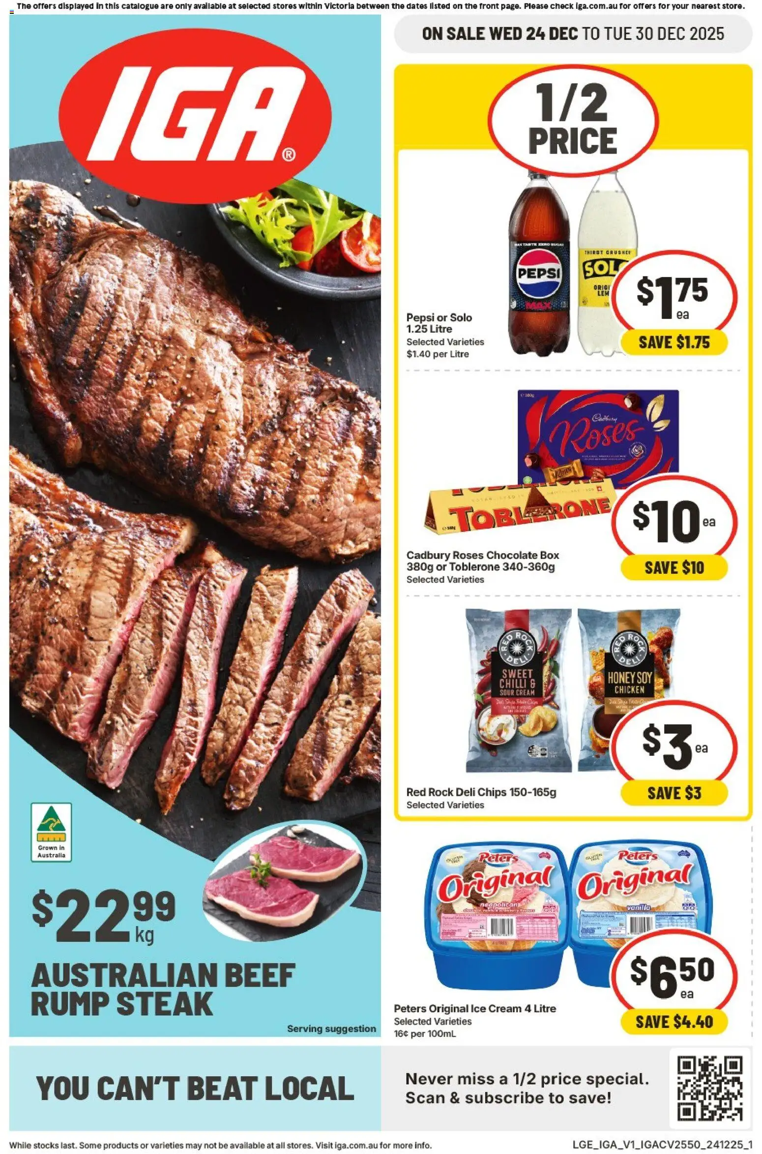 IGA Catalogue VIC - page 1- valid from 24/12/2025
