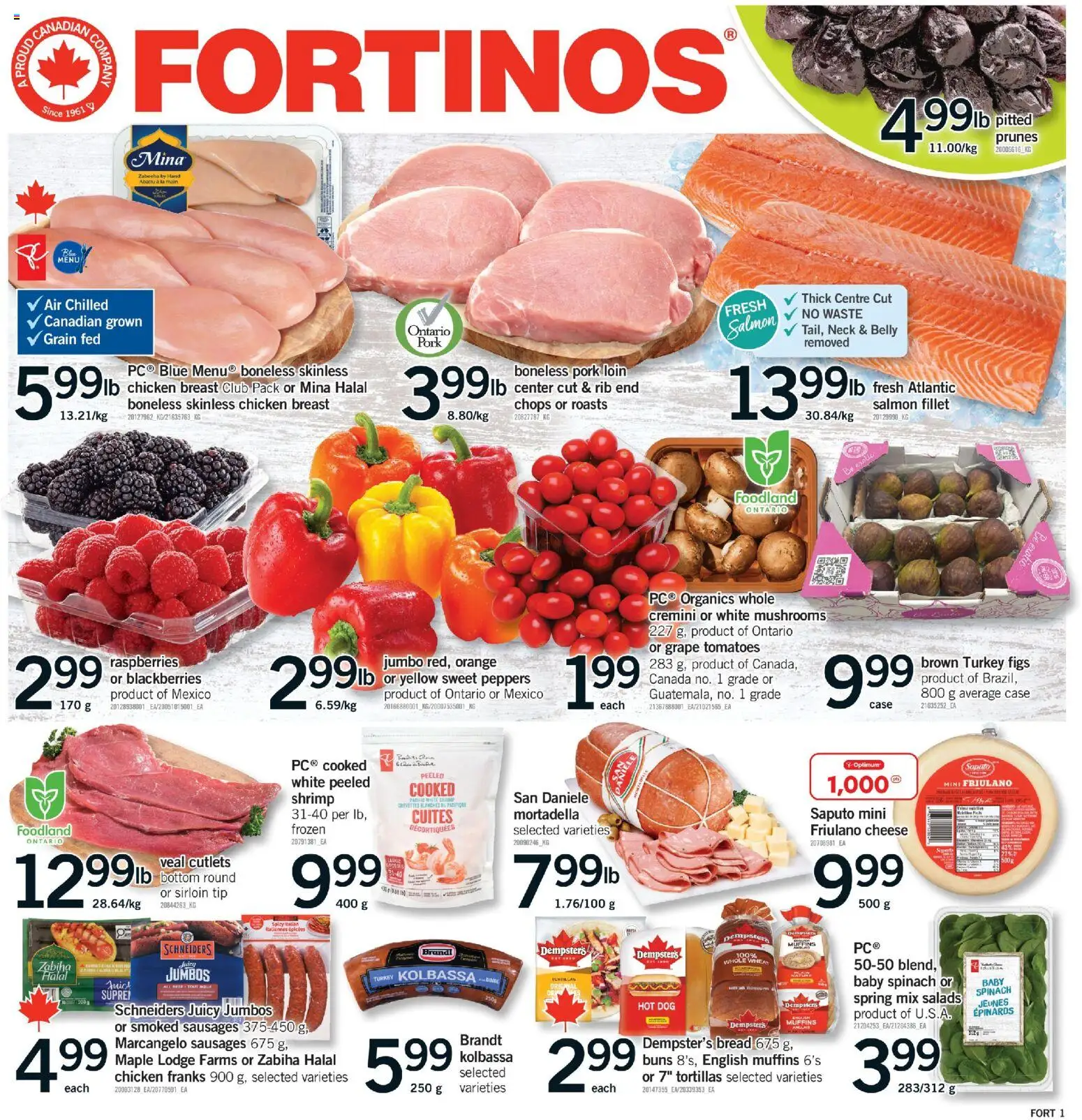 Fortinos weekly flyer / circulaire - page 1- valid from Apr 16, 2026