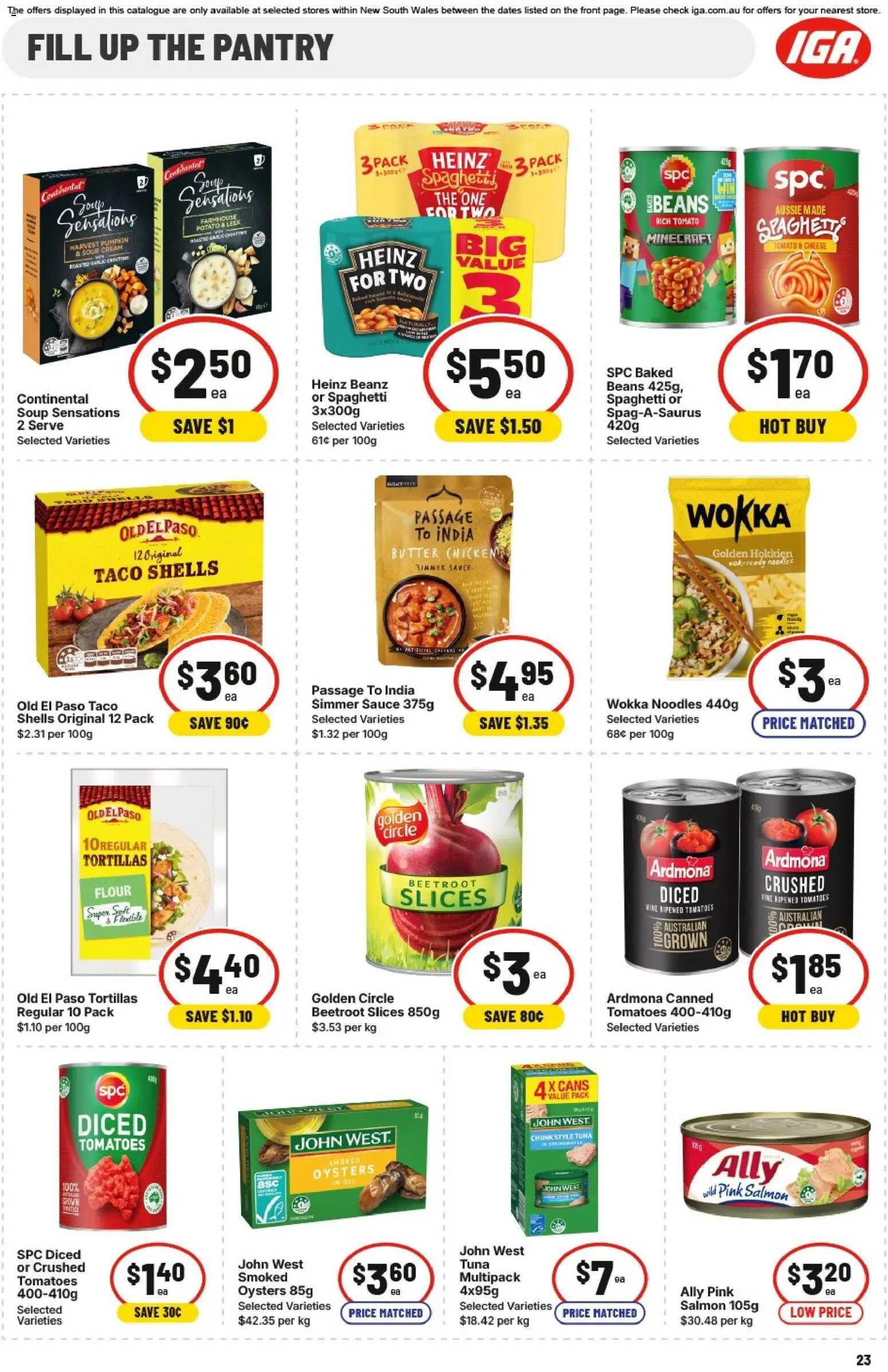 IGA Catalogue NSW - page 25- valid from 25/02/2026
