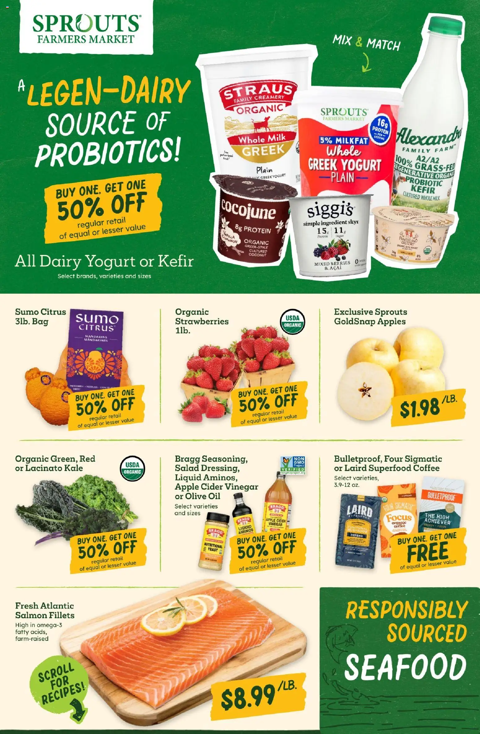 Sprouts Weekly Ad - page 1- valid from 01/07/2026