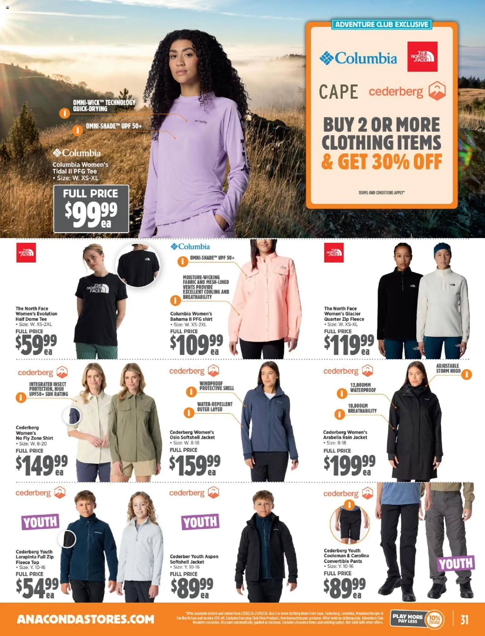 Anaconda - Easter's Calling Get Out More - page 31- valid from 23/02/2026