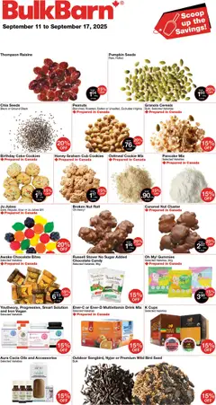 Preview Bulk Barn weekly flyer valid from Sep 11, 2025