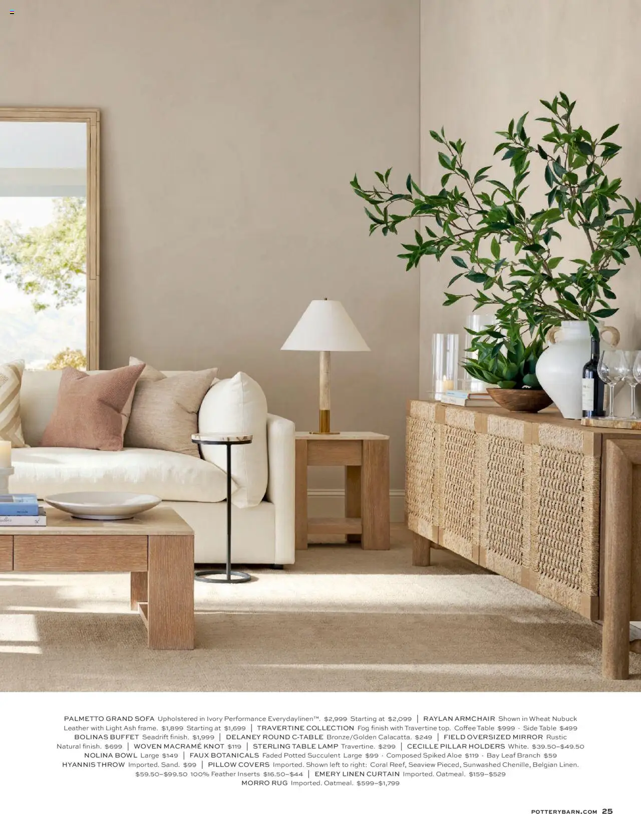 Pottery Barn Summer 2025 - page 25- valid from 03/22/2025