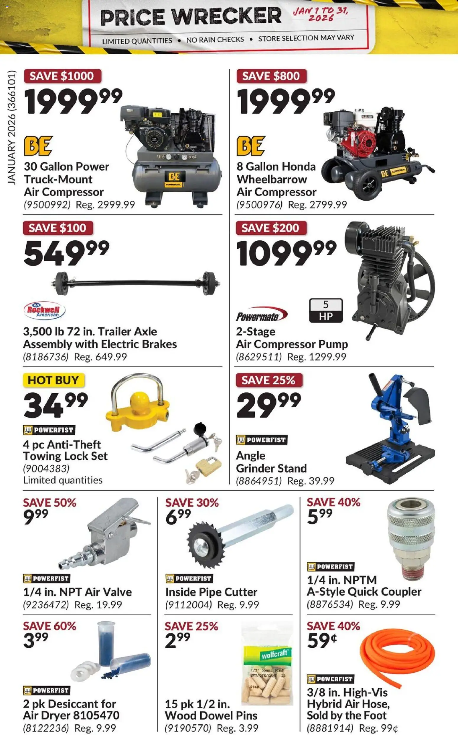 Princess Auto - Price Wrecker - page 17- valid from Jan 1, 2026