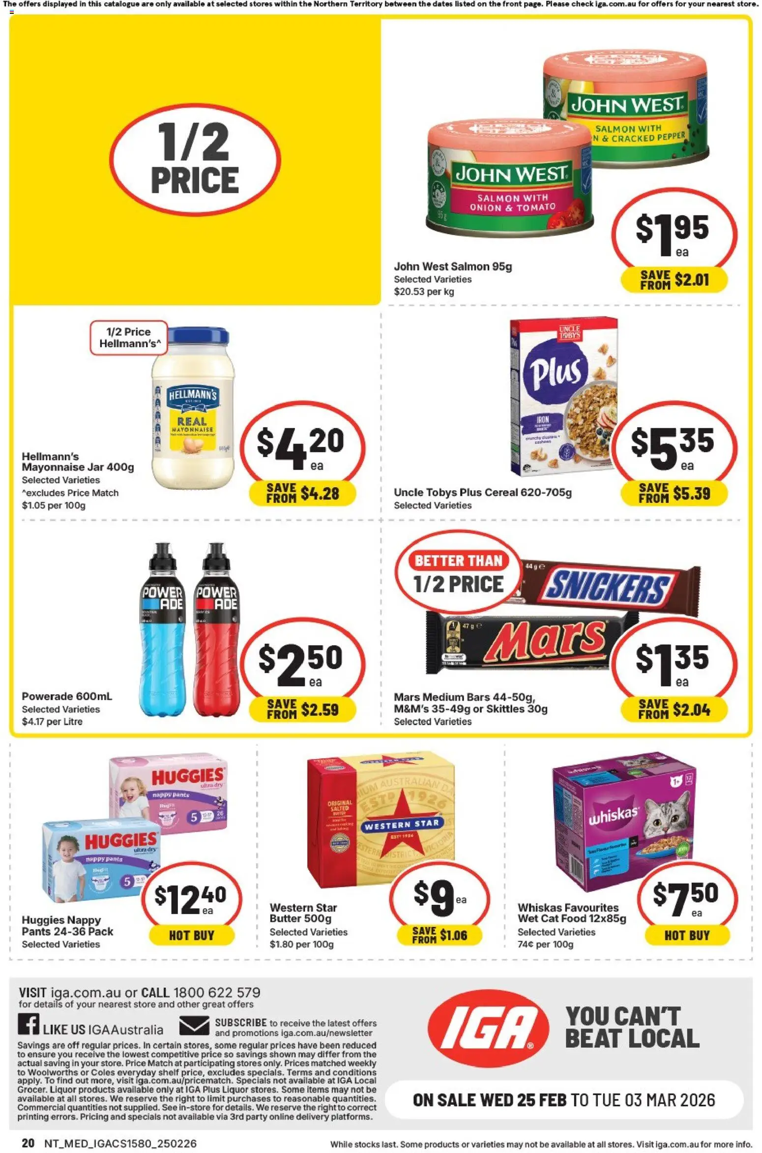 IGA Catalogue NT - page 16- valid from 25/02/2026