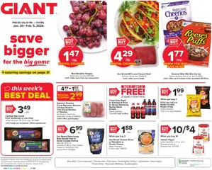 Preview Giant Weekly Ad valid from 01/30/2026