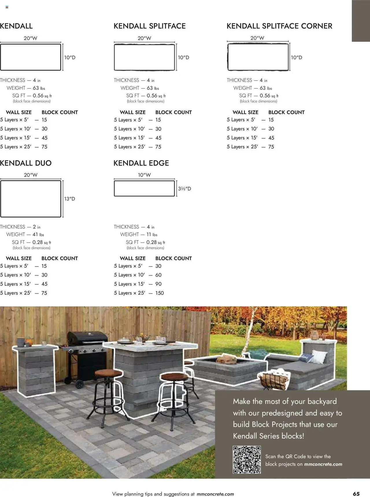 Menards Landscape Concrete Block - page 65- valid from 03/13/2025