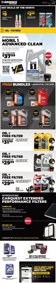 Preview Advance Auto Parts Weekly Ad valid from 11/01/2025