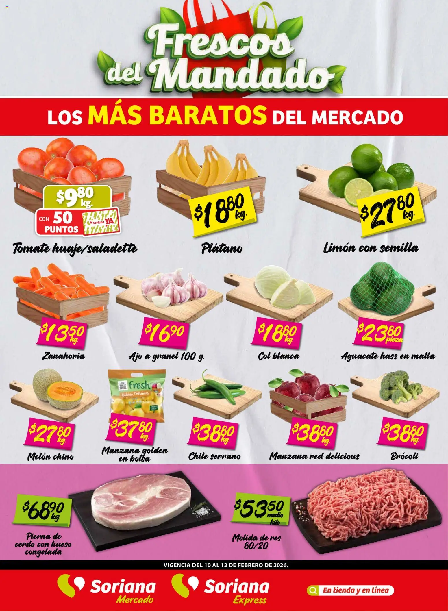 Soriana - Frescos del Mandado Mercado: Saltillo y Torreón - página 1- válido desde 10/02/2026