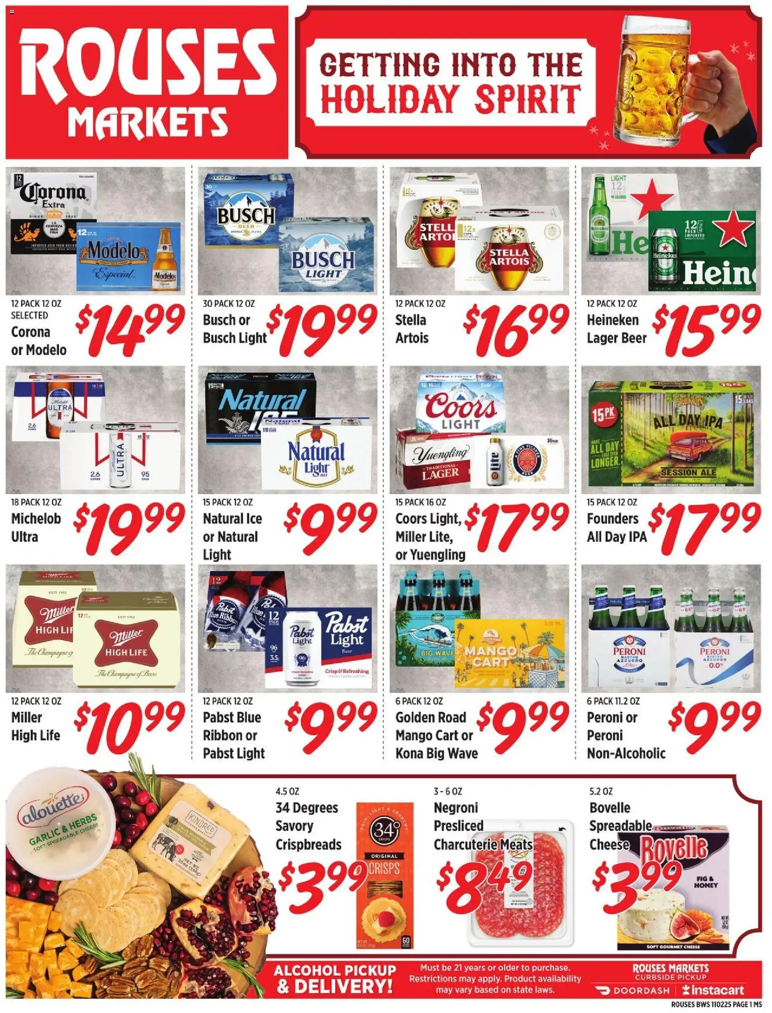 Rouses Alcohol Flyer 2 - page 1- valid from 10/29/2025