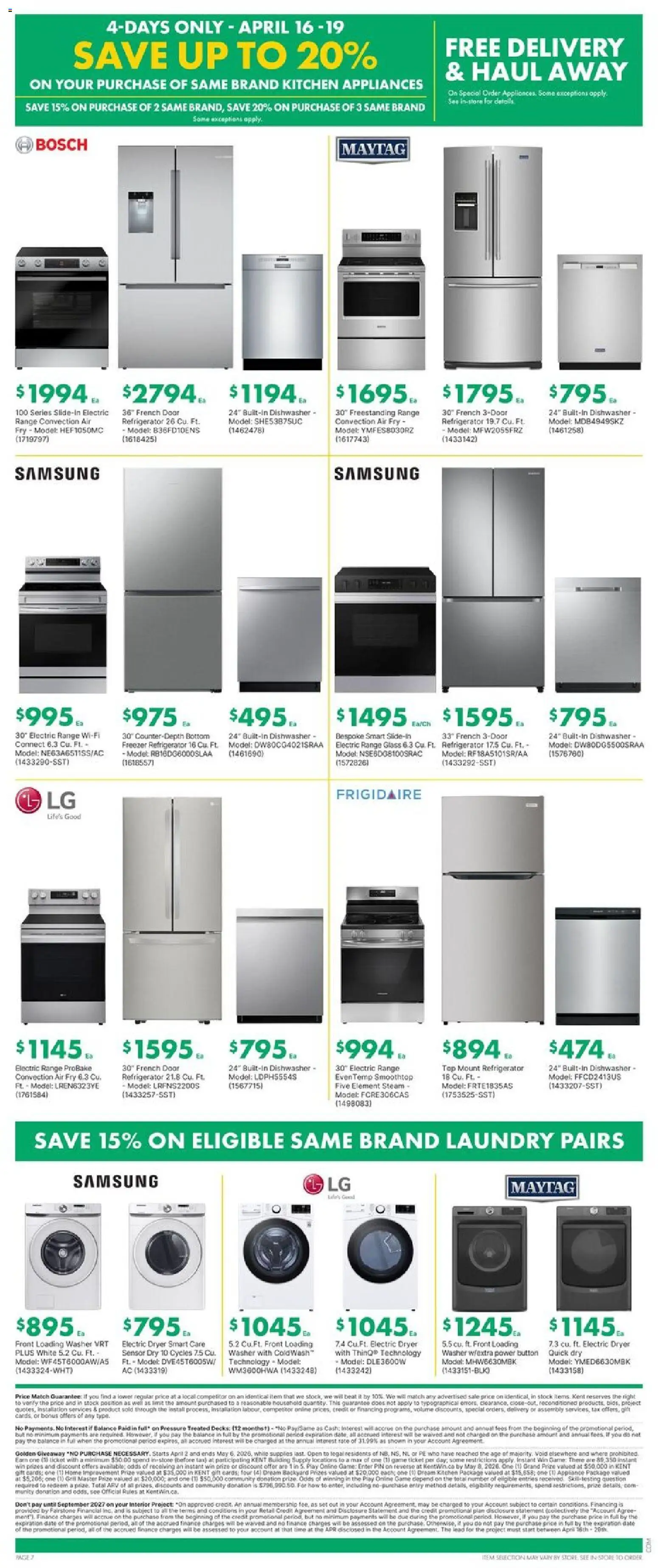 Kent weekly flyer / circulaire - page 13- valid from Apr 16, 2026