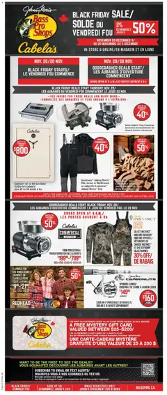 Preview Cabelas - Black Friday  valid from Nov 20, 2025
