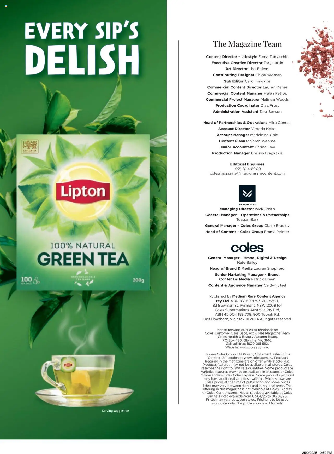 Coles Autumn 2025 - page 4- valid from 07/04/2025