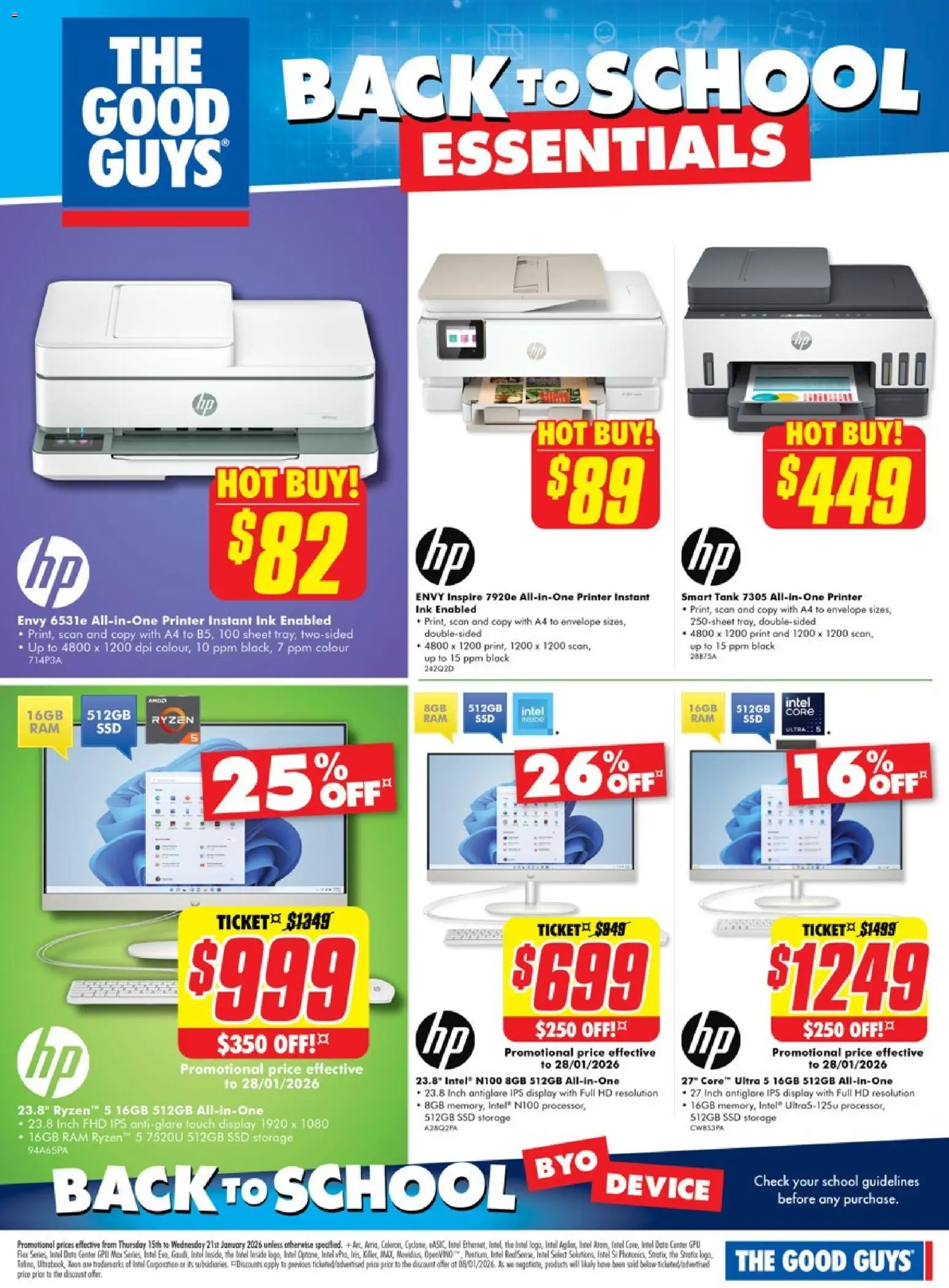 The Good Guys - Back to School Essentials - page 5- valid from 14/01/2026