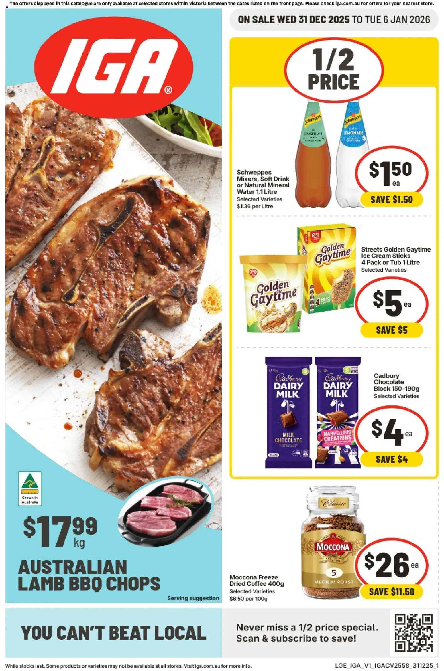 IGA Catalogue VIC - page 1- valid from 31/12/2025