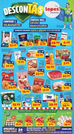 Pré-visualização Lopes Supermercados - Ofertas da semana válida a partir de 17/10/2025