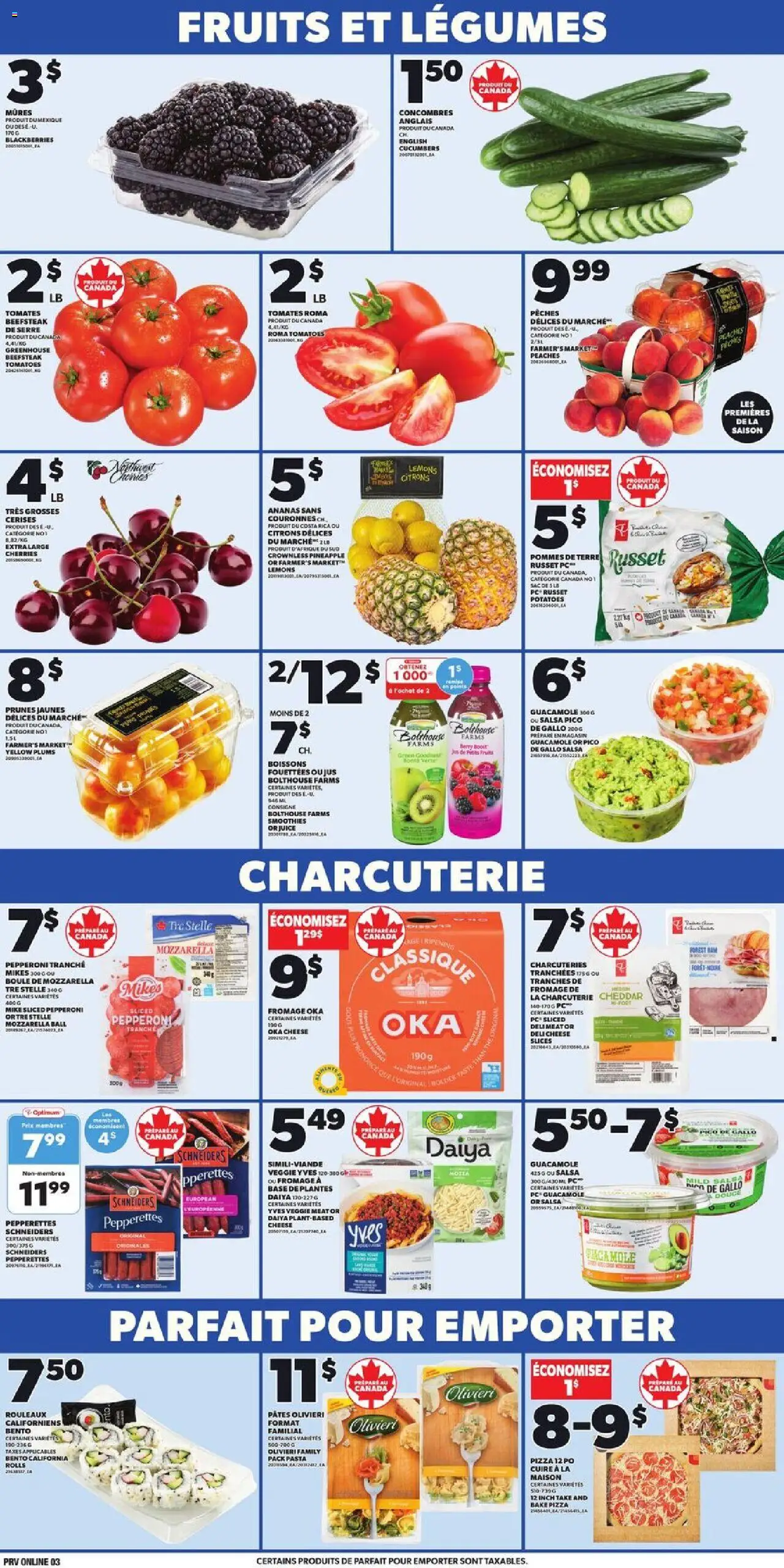Provigo weekly flyer / circulaire - page 4- valid from Jul 17, 2025