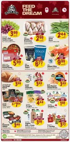 Preview Farm Boy weekly flyer / circulaire valid from Jan 22, 2026